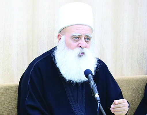 الشيخ موفق طريف: صوت الدروز الشجاع في محافل العالم