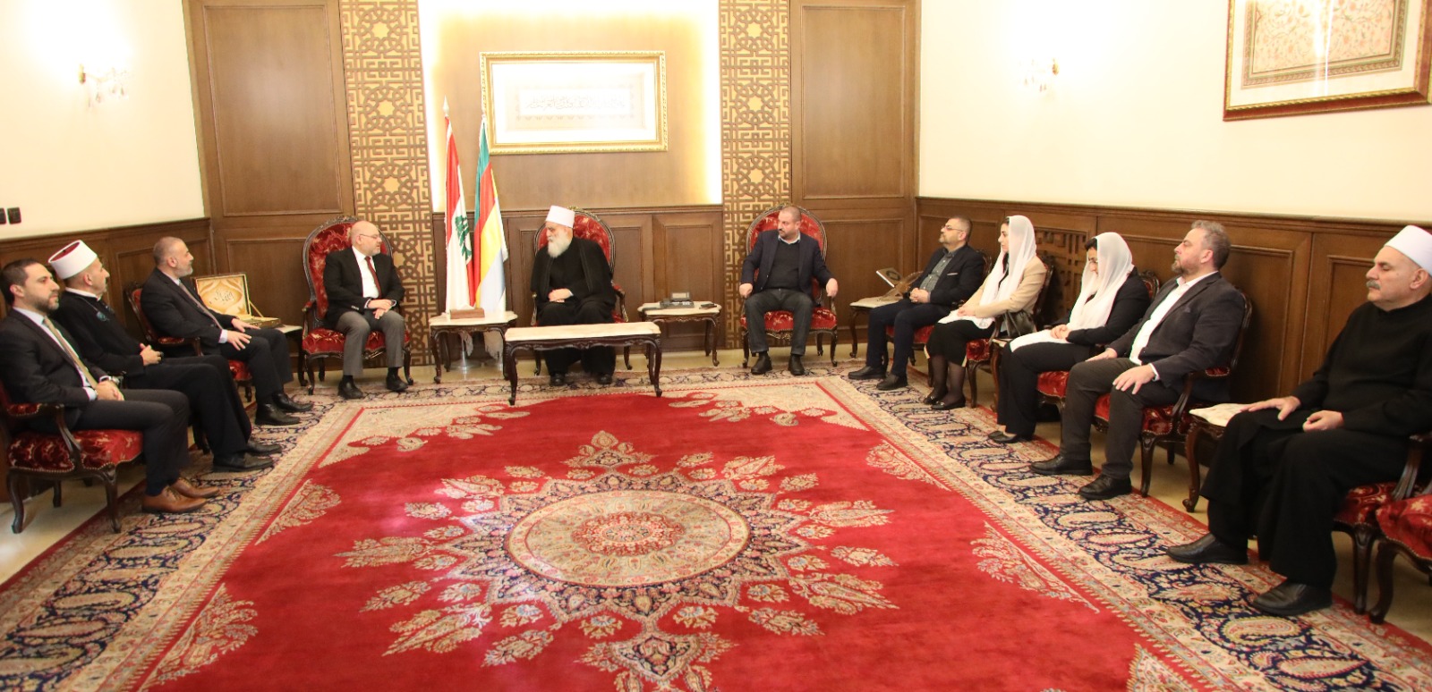 وزير الصحة اللبناني في دار الطائفة الدرزية