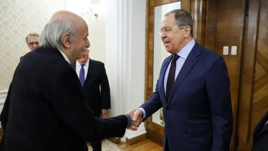 وليد جنبلاط التقى وزير خارجية روسيا في موسكو