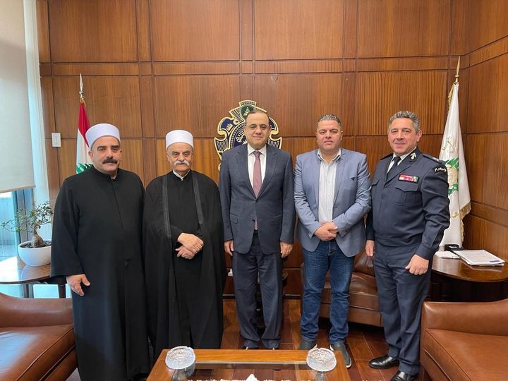 وفد من العرفان التوحيدية يزور مدير الأمن العام اللبناني