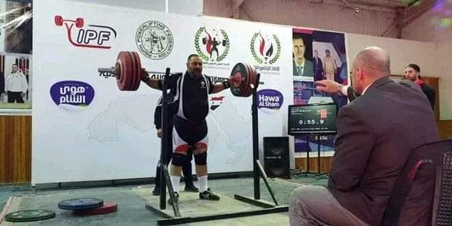ذهبية وفضية لمنتخب السويداء ببطولة الجمهورية للقوة البدنية