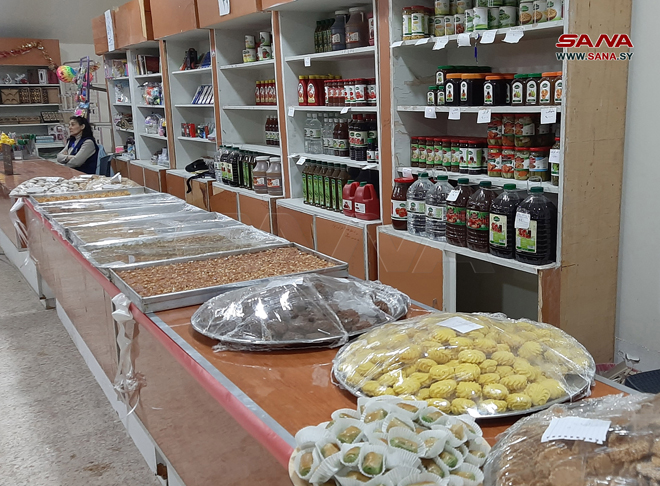 سوق لمنتجات المشاريع متناهية الصغر في السويداء
