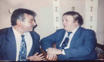  الكاتب سعدو الذيب مع المطرب فهد بلان