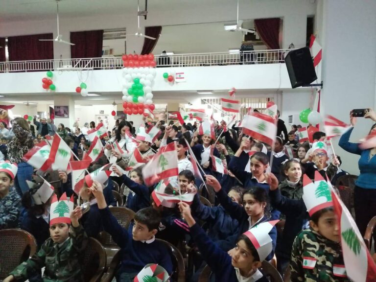 بيت اليتيم الدرزي احتفل بعيد الاستقلال اللبناني