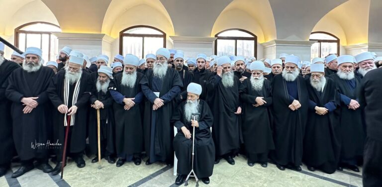 عاليه شيّعت الشيخ شهيب... شيخ العقل: هل أنقى من تلك العمائم التي تتوّج الطائفة لنبقى أخوة متحابين