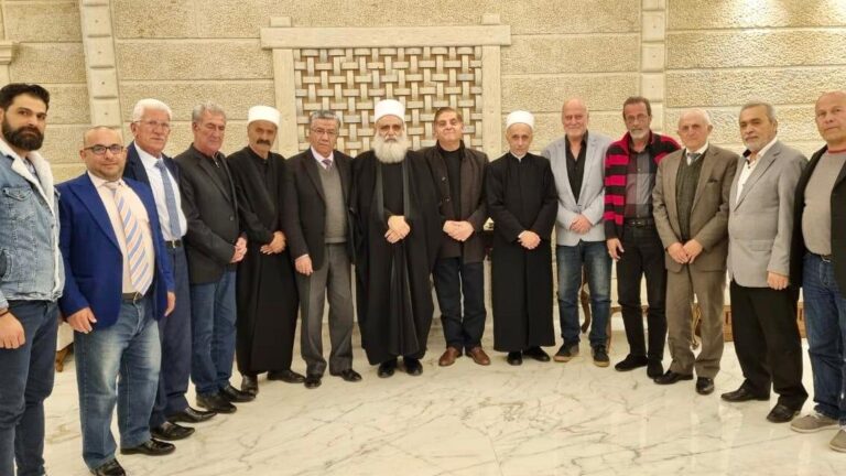 شعراء الزجل في الجبل زاروا شيخ العقل