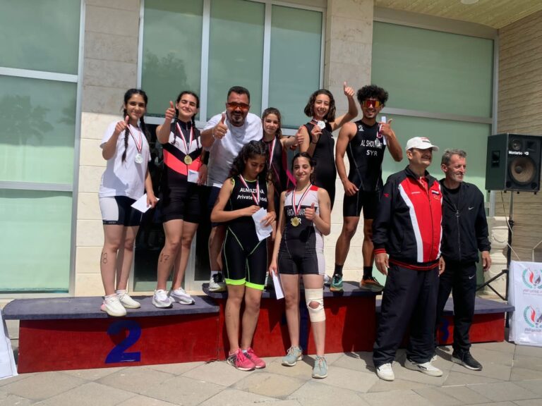 منتخب السويداء للترياثلون يحقق المركز الأول في بطولة الجمهورية