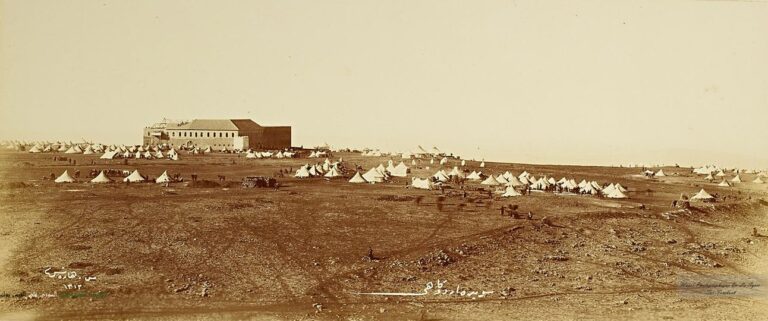 قلعة السويداء قيد البناء عام 1894