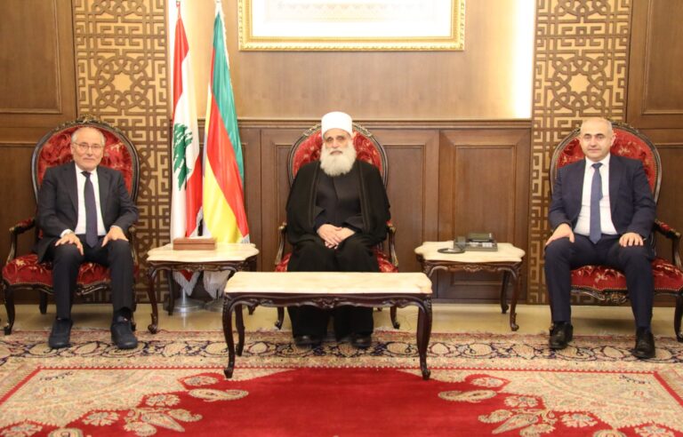 شيخ العقل تبادل الإتصالات مع البطريرك الراعي والشيخ الخطيب والتقى وزير التربية شيخ العقل تبادل الإتصالات مع البطريرك الراعي والشيخ الخطيب والتقى وزير التربية