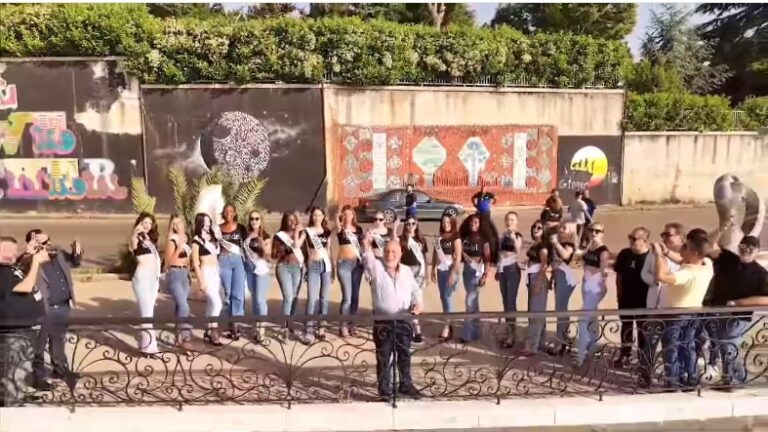 استقبال ملكات جمال في عاليه