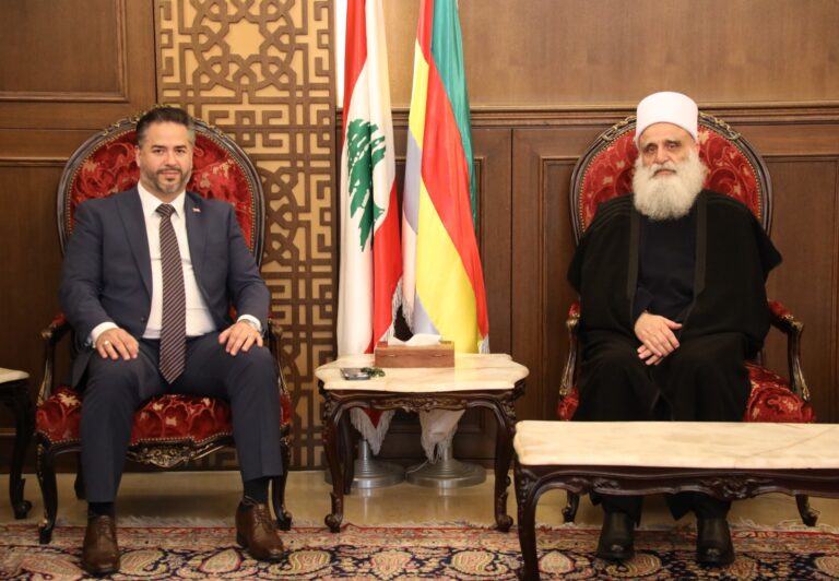 شيخ العقل التقى سفير إيطاليا وتلقى اتصالي معايدة من البطريرك الراعي والشيخ الخطيب