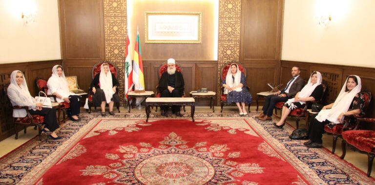 شيخ العقل التقى المجلس الثقافي اللبناني والاغترابي وتجمع الجمعيات النسائية في الجبل شيخ العقل التقى المجلس الثقافي اللبناني والاغترابي وتجمع الجمعيات النسائية في الجبل